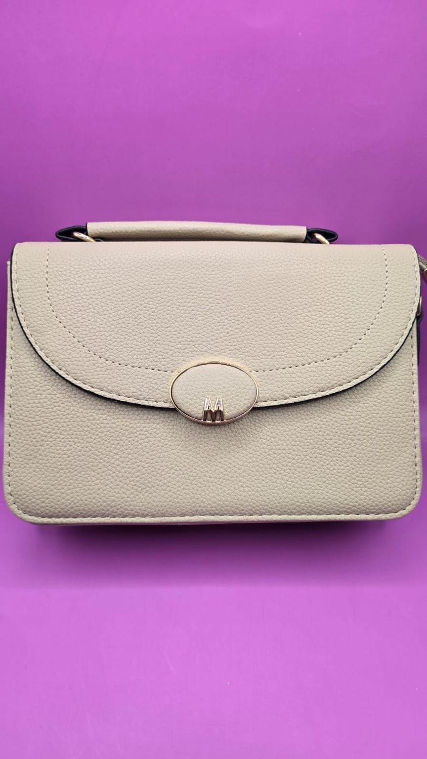 Light Grey Classic Crossbody Bag