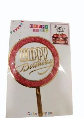 &quot;Happy Birthday&quot; Cake Topper