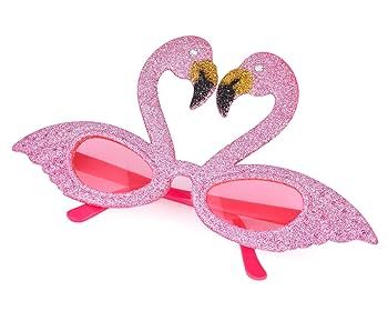 Flamingo Glitter Party Sunglasses