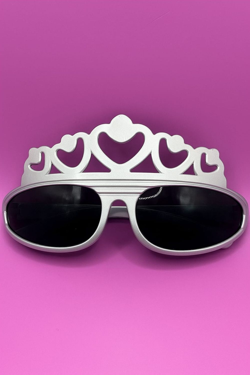 Silver Tiara Party Glasses