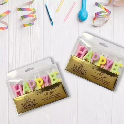 Colourful Happy Birthday Candle