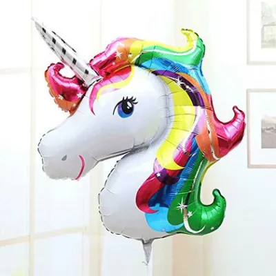Unicorn Head Foil Balloon 18inch