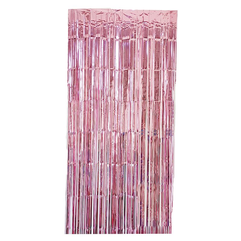 Foil Curtain-Baby Pink