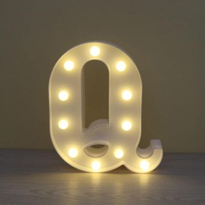 White LED Marquee Light – Letter Q