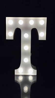 White LED Marquee Light – Letter T