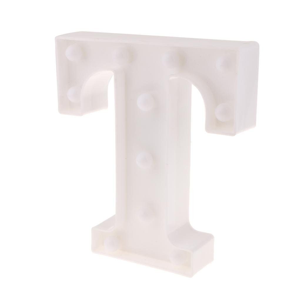 White LED Marquee Light – Letter T