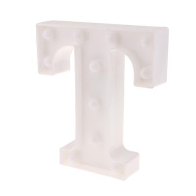 White LED Marquee Light – Letter T