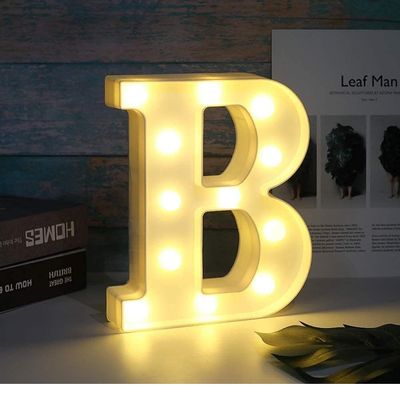 White LED Marquee Light – Letter B