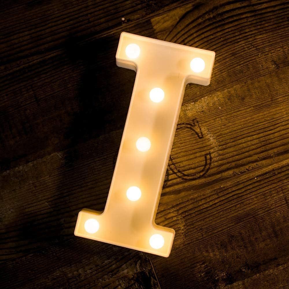 White LED Marquee Light – Letter I