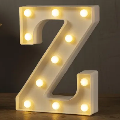 White LED Marquee Light – Letter Z