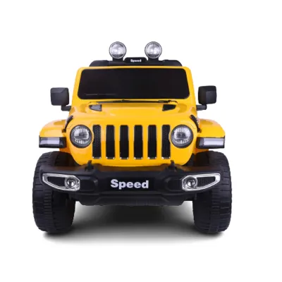 12V 4WD Jeep Ride On Car With Parental Remote - Yellow