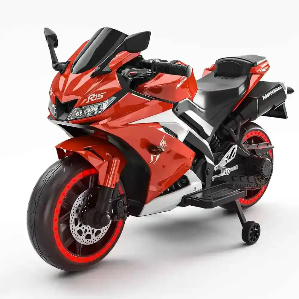 12V Electric Ride on Bike for Kids R15 - Red