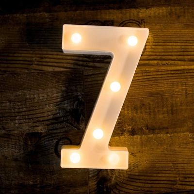 White LED Marquee Light – Number 7
