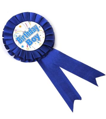 Birthday Girl Ribbon Badge- Dark Blue