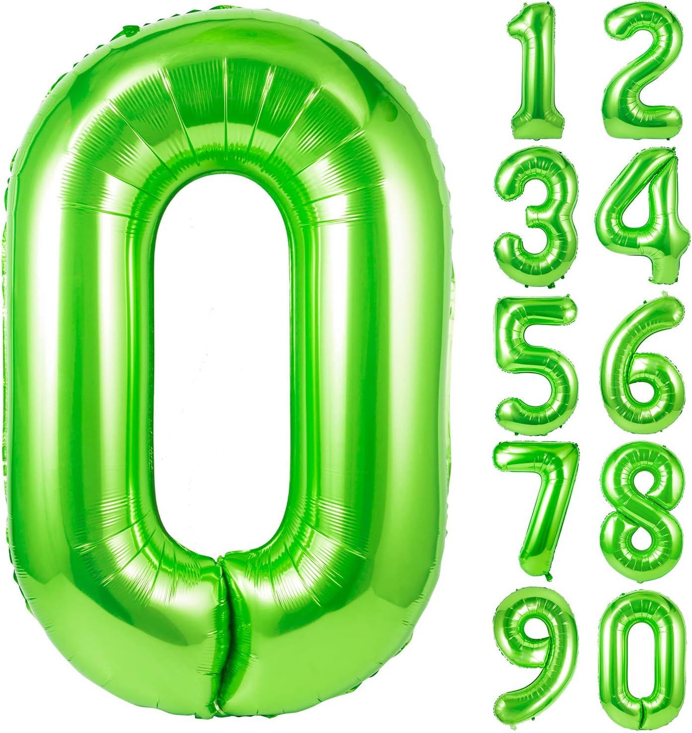 40 Inch Green Number Balloon