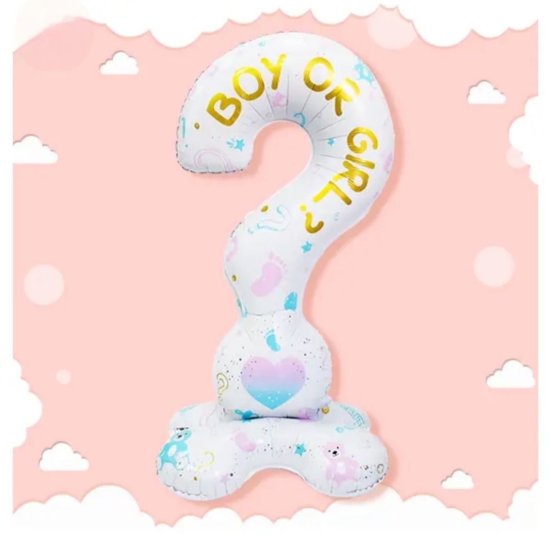 Gender Reveal Self-Standing Balloon – Boy or Girl