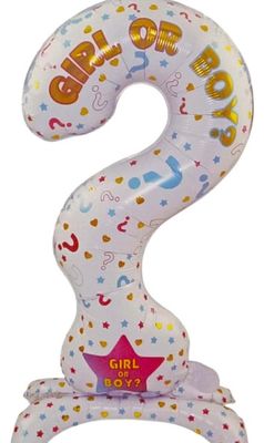 Gender Reveal Self-Standing Balloon – Boy or Girl