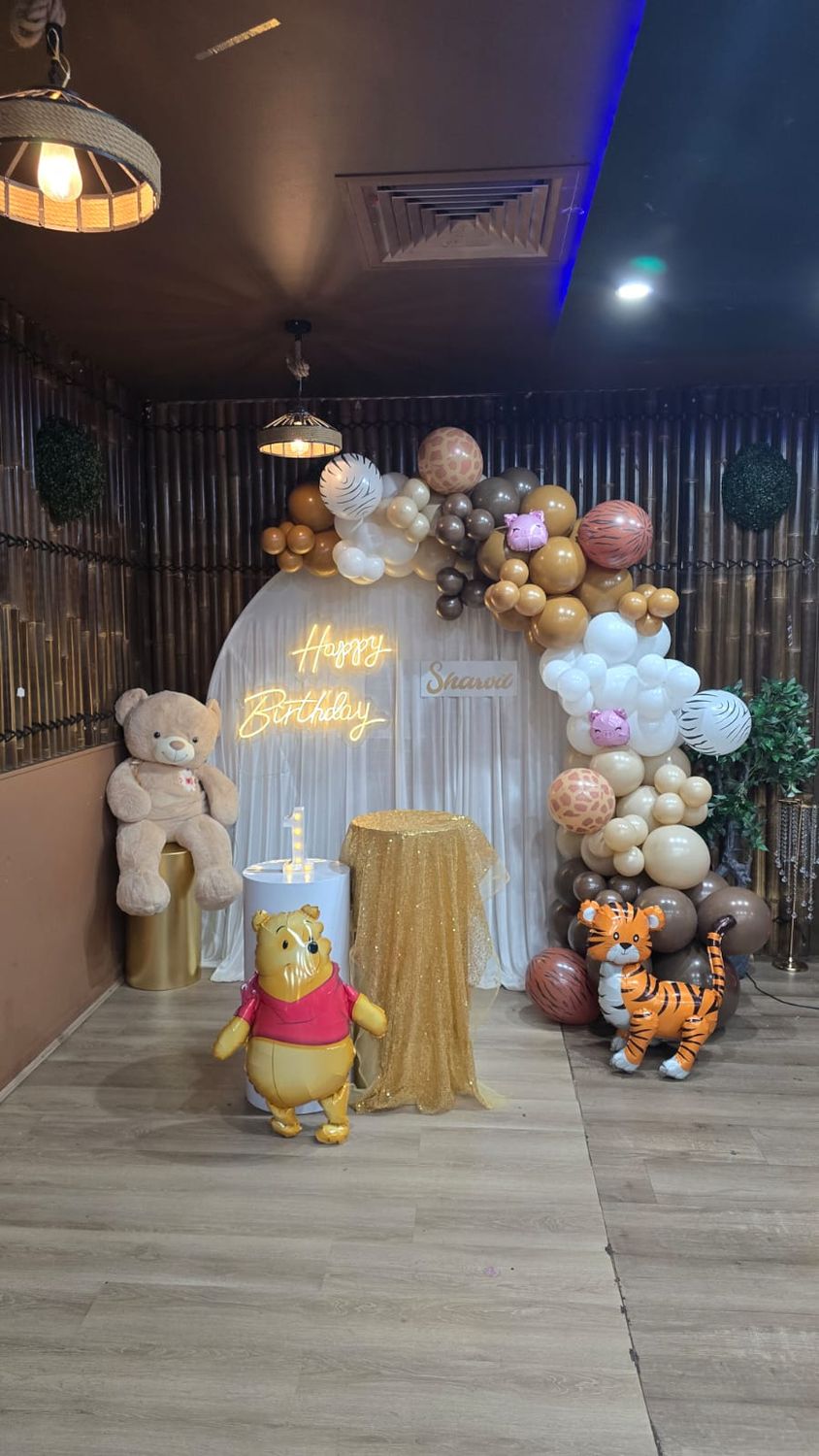 Birthday Balloon Backdrop Decoration