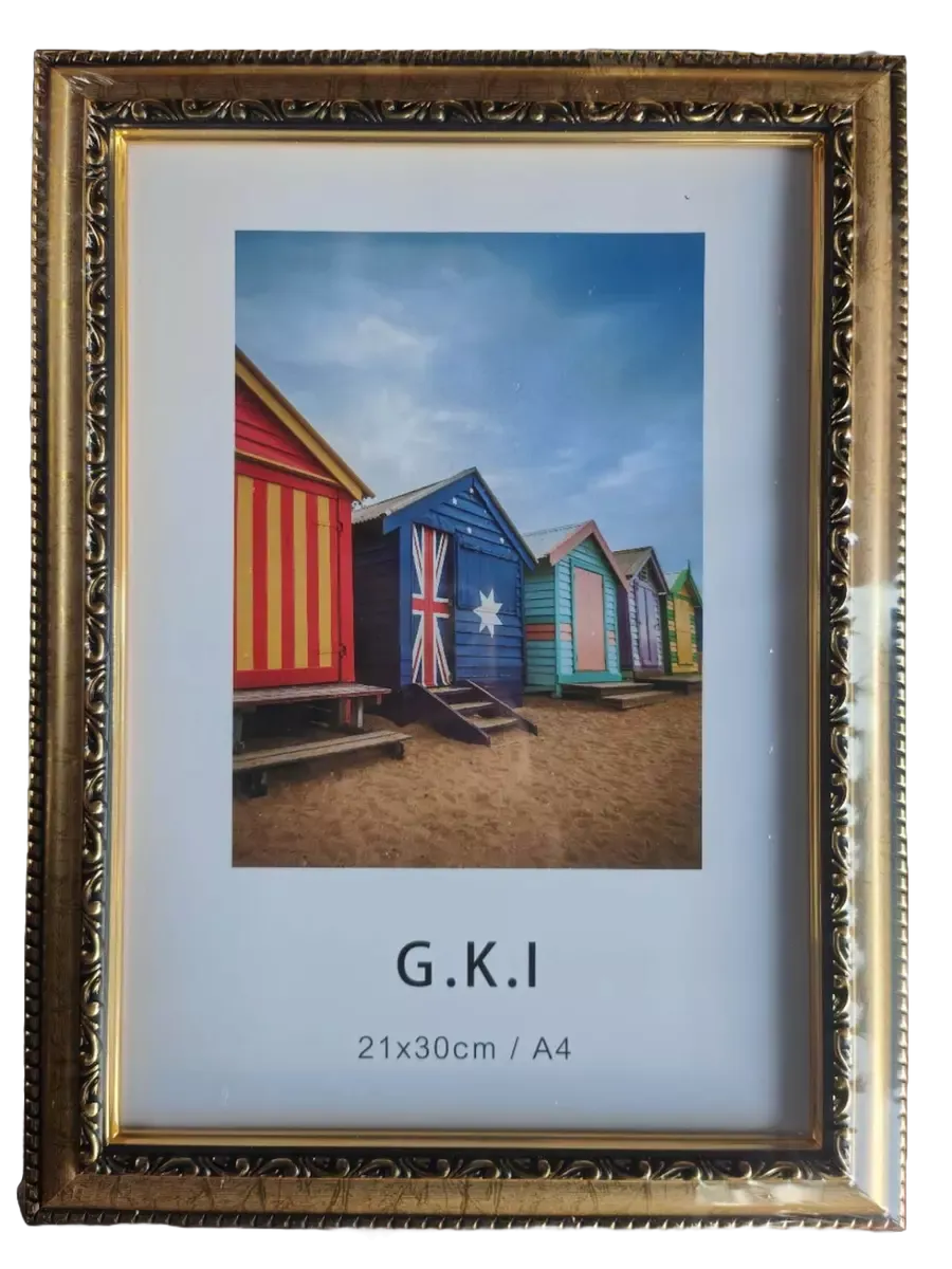 Golden Photo Frame A4