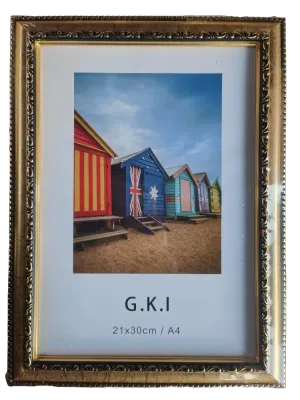 Golden Photo Frame A4