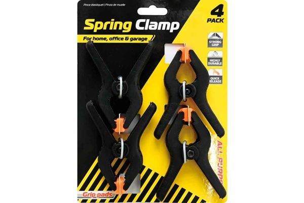 Plastic Spring Clamp 4pc Pack