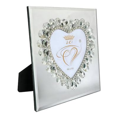 Heart Crystal Photo Frame