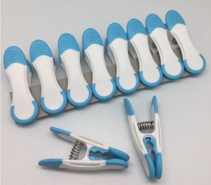 10 Pack Soft Grip Clothes Peg