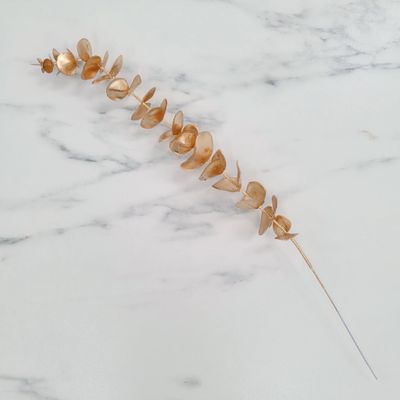 Artificial Golden Leaves Branch 50cm