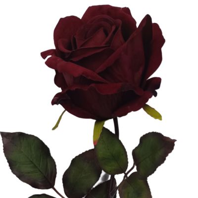 Artificial Maroon Rose Flower