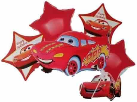 Cars Themed Foil Balloon - 5pc Set