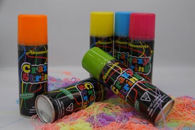 24 x New Formula Silly String Crazy String Party Wacky string 100% safe for Kids
