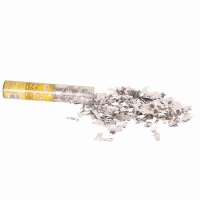 Silver Confetti Party Popper