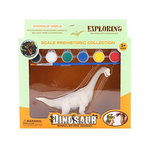 Children&#39;s Dinosaur Painting Kit – Brachiosaurus (Long Neck Dinosaur)