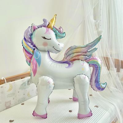 Self Standing Unicorn Foil Balloon