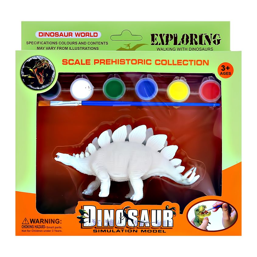 Children&#39;s Dinosaur Painting Kit – Stegosaurus