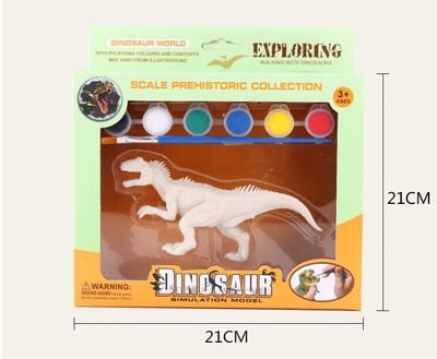 Children's Dinosaur Painting Kit – T-rex