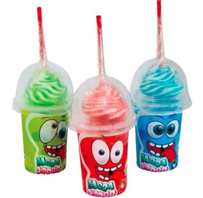 Mega Dipper Sour Powder and Lollipop