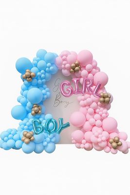 Gender Reveal Balloon Decoration Arch – Boy or Girl Theme