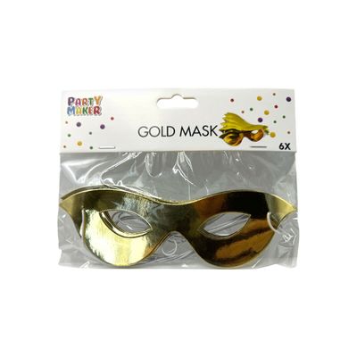 Gold Mask - 6 pack