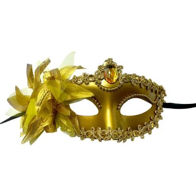 Carnival Mask Plastic Gold