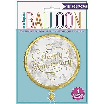 Happy Anniversary Foil Balloon 18"