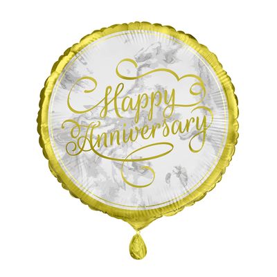 Happy Anniversary Foil Balloon 18"