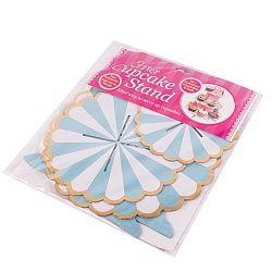 3 Tier Cupcake Stand - Blue