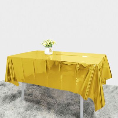Plastic Table Cloth – Gold