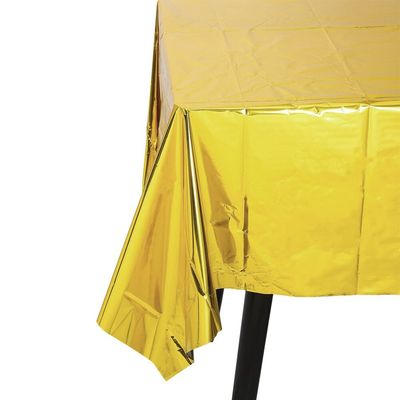 Plastic Table Cloth – Gold