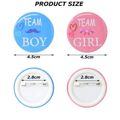 Gender Reveal Button Pins