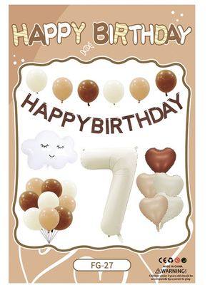 Happy 7th Birthday Arch Kit