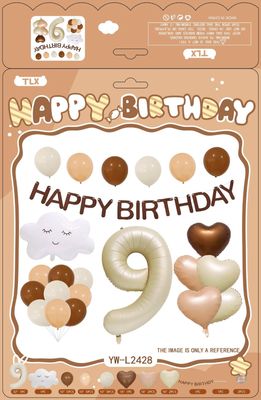 Happy 9th Birthday Arch Kit