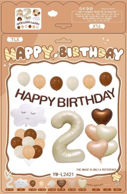 Happy 2nd Birthday Arch Kit