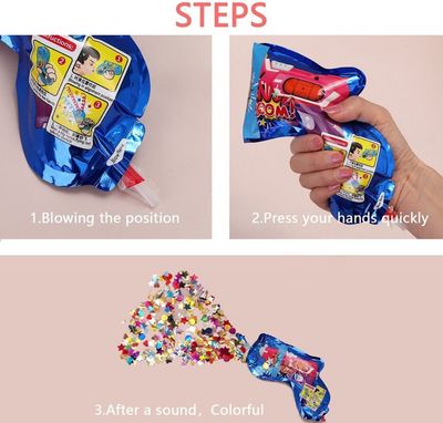 Happy Confetti Guns 12pk